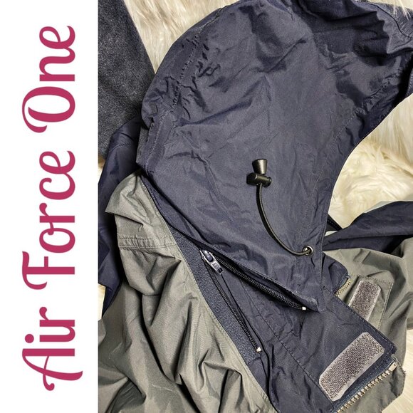 AIR FORCE ONE PRESIDENTIAL SEAL NORTH END VINTAGE 3-IN-1 JACKET HOODED PARKA, LG - Picture 12 of 15